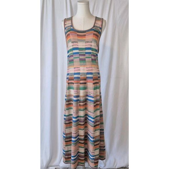 Anthropologie Daily Practice Womens Colorblock Knit Sweater Dress Large - Picture 4 of 10